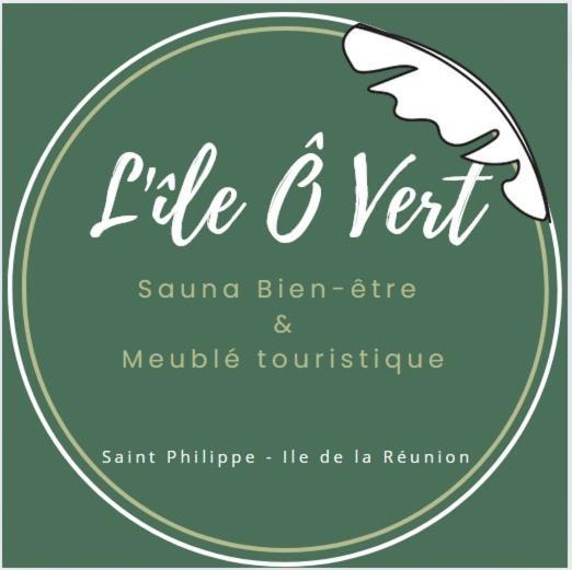 Charmant Chalet Avec Jacuzzi, L'Ile O Vert Saint Philippe Bagian luar foto